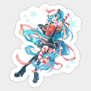 christmas Hatsune Miku Sticker